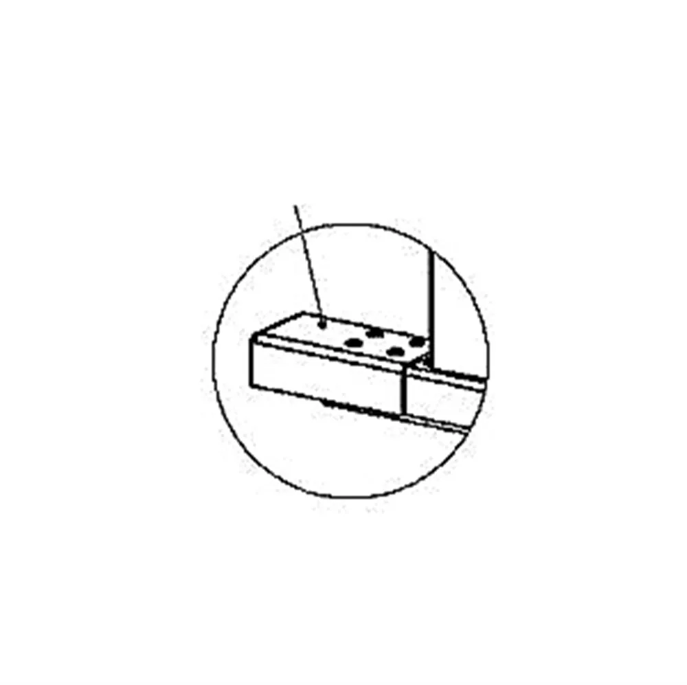 PERCo Накладка нижняя PERCo-RF01 0-07 для стыковки дополнительной секции ограждения PERCo-MB-15D