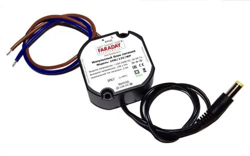 Блок питания 24W/12V/WP