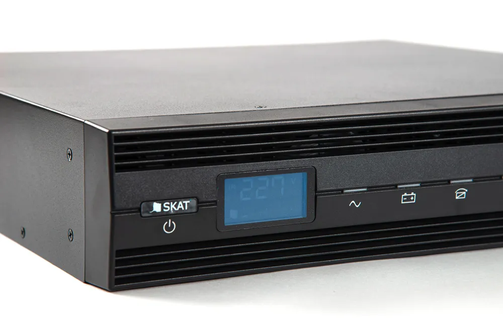 Бастион SKAT-UPS 1000-RACK-ON ИБП 900 Вт, Онлайн, синус, внешн. АКБ х 2 шт