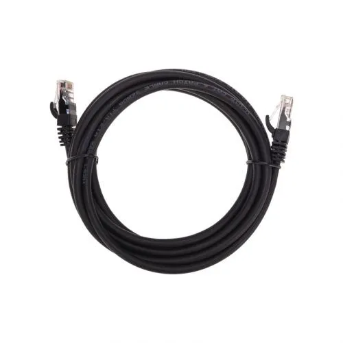 Патч-корд U/UTP, CAT 6, RJ45-RJ45, 26AWG, LSZH, черный, 3м REXANT
