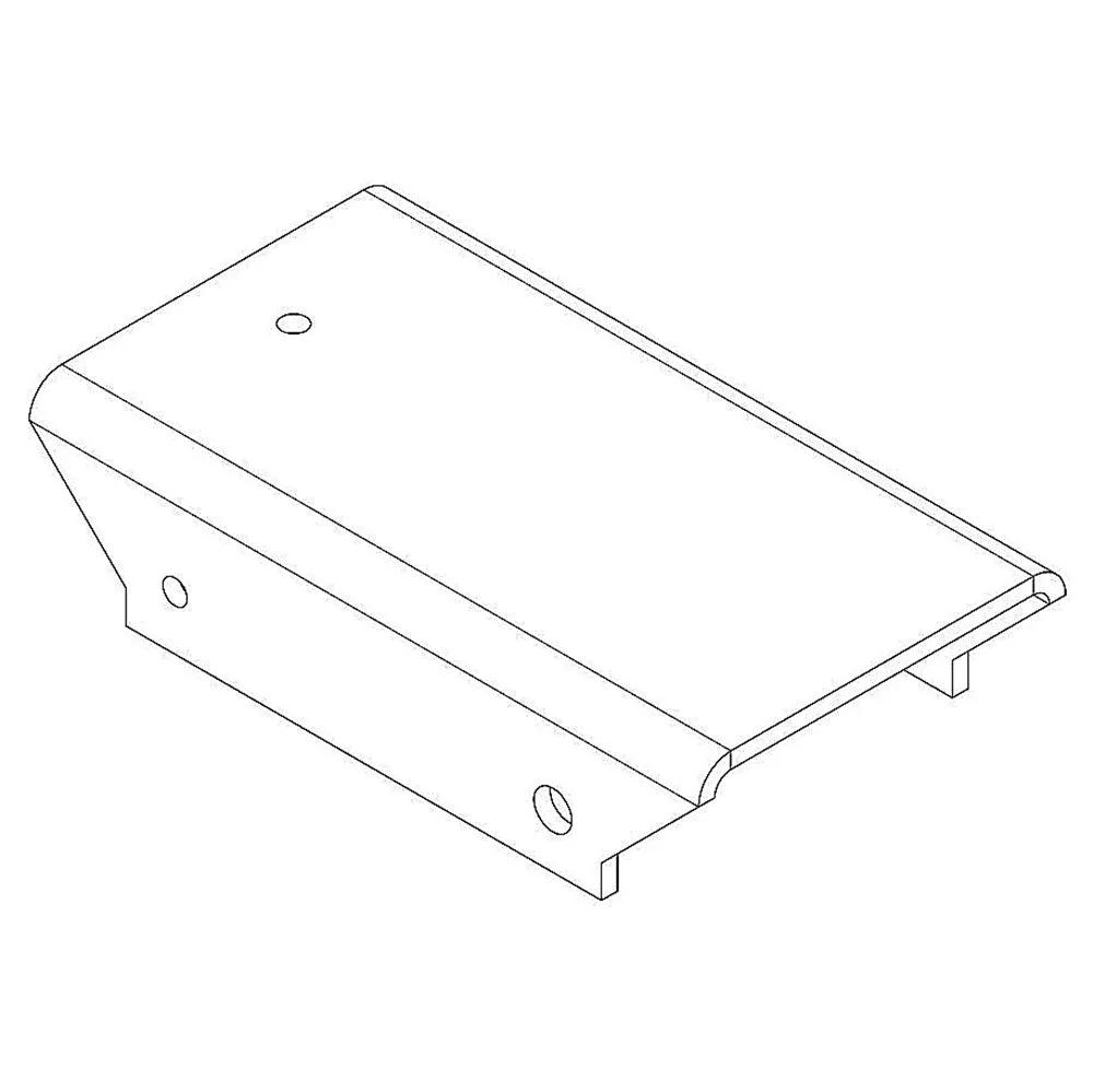 PERCo Накладка прямая верхняя PERCo-MB-16.8 (доп. секция - секция)