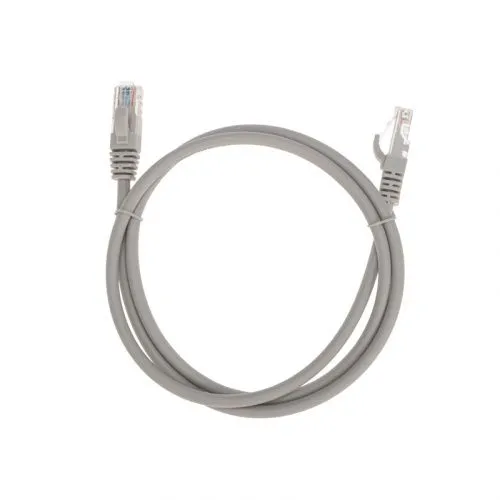 Патч-корд U/UTP, CAT 6, RJ45-RJ45, 26AWG, LSZH, серый, 1м REXANT