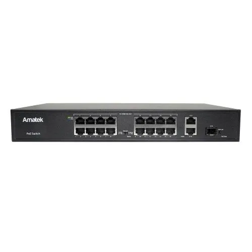 AN-S18P16 - 19-портовый 100/1000 Мбит/с коммутатор с HiPoE до 300Вт