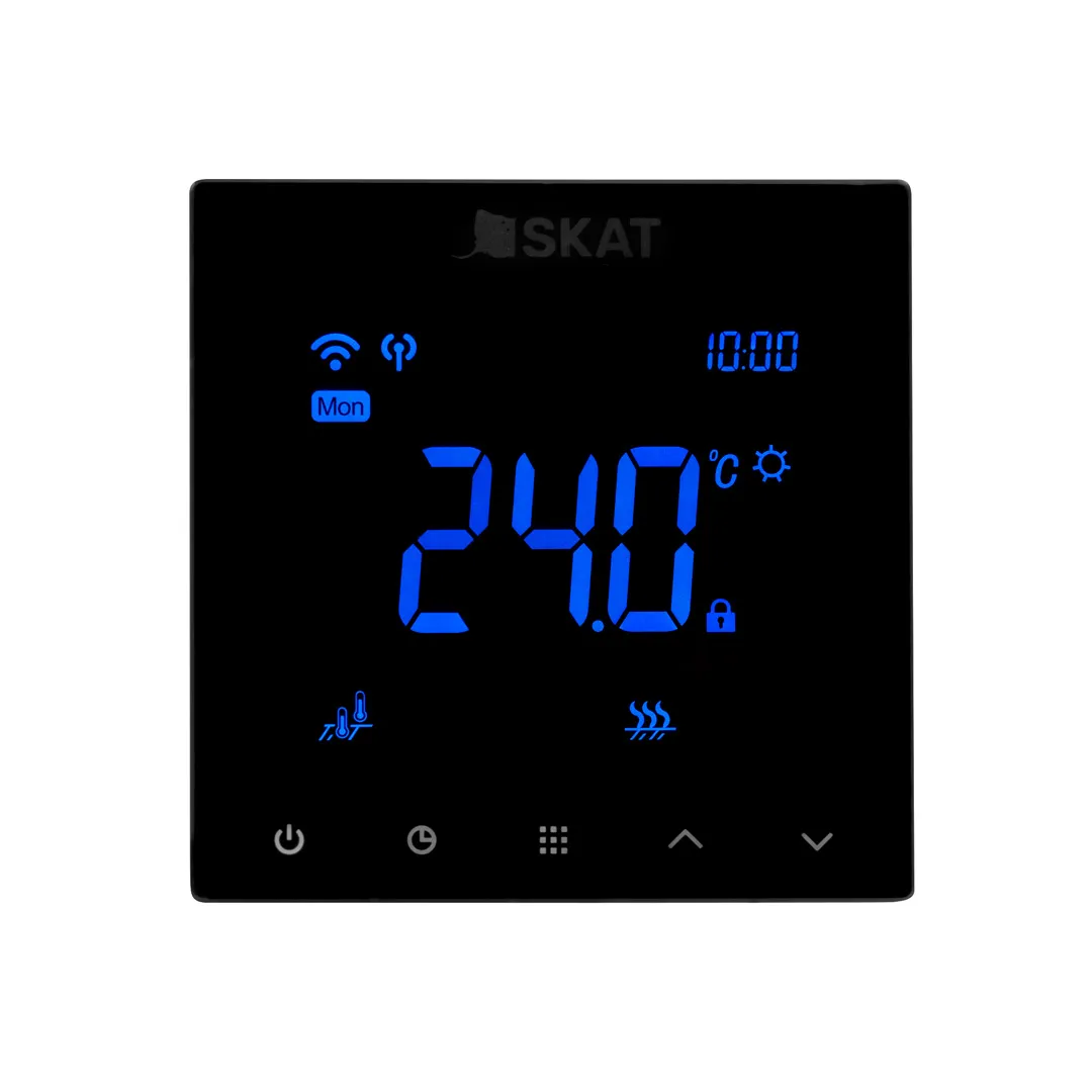 Бастион Программируемый термостат для теплого пола SKAT HT TS 16А Lux