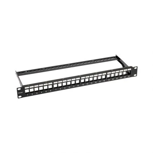 Панель коммутационная наборная 19", 1U, 24 порта, UTP REXANT PRO