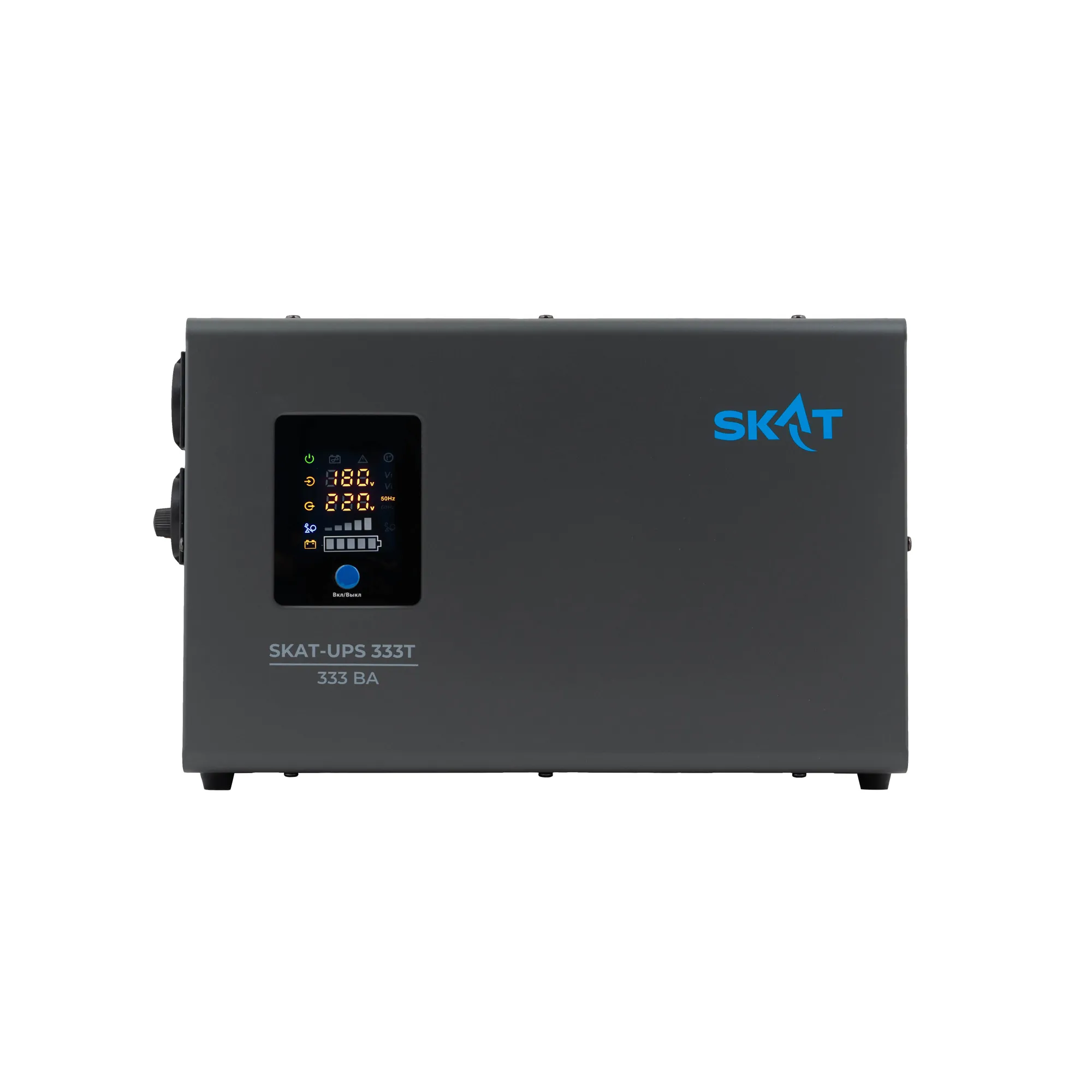 Бастион SKAT-UPS 333T ИБП, Линейно-интерактивный, 220 В, 333 ВА, работает от 1 внутренней/внешней АКБ