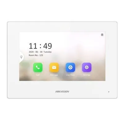 Hikvision Видеодомофон DS-KH6320-LE1(B)/White, Ограниченно годен
