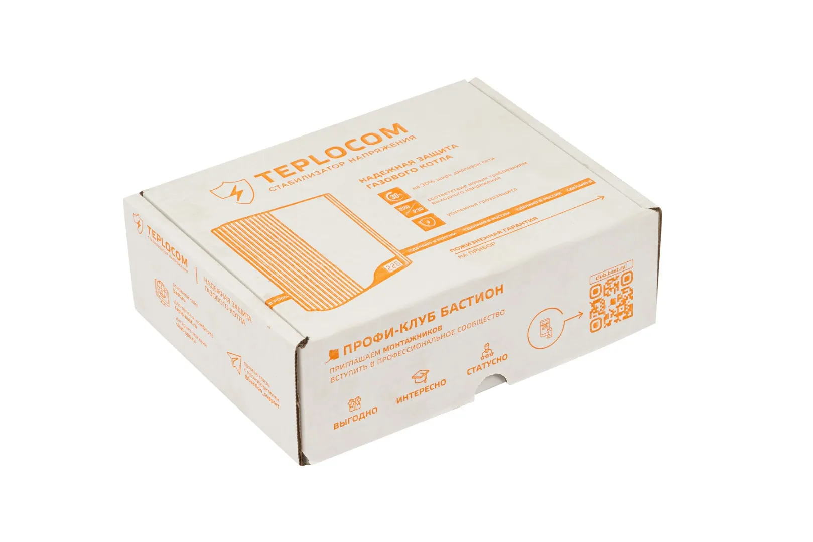 Бастион Teplocom ST-555-И стабилизатор сетевого напряжения 220 В, 555 ВА, Uвх.110-280В, индикация