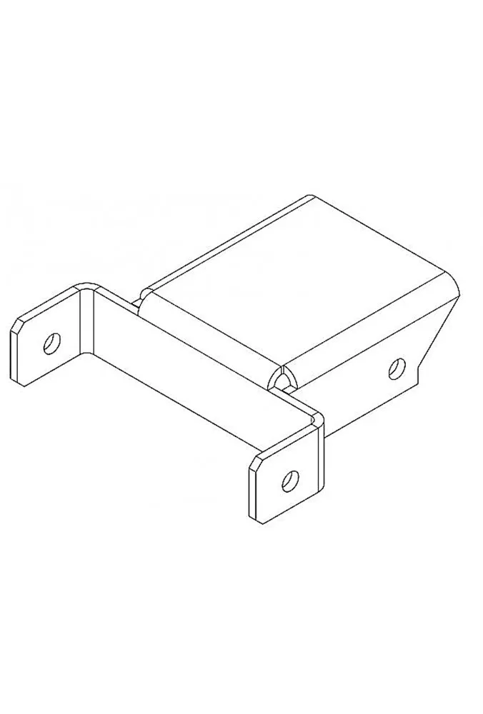 PERCo Накладка Н - образная PERCo-MB-16.5 (секция - турникет)