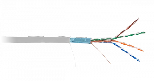 Кабель внутренний NETLAN EC-UF004-5E-PVC-GY-1