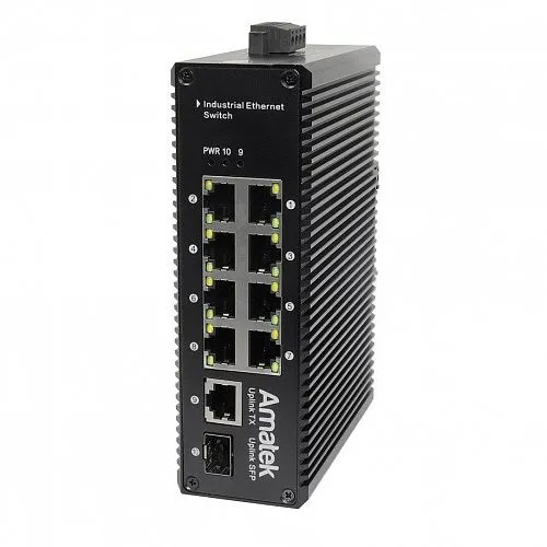 AN-SX10P8A - промышленный 10-портовый коммутатор с PoE до 240Вт