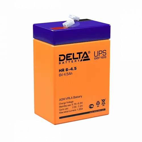 Аккумуляторная батарея Delta HR 6-4.5