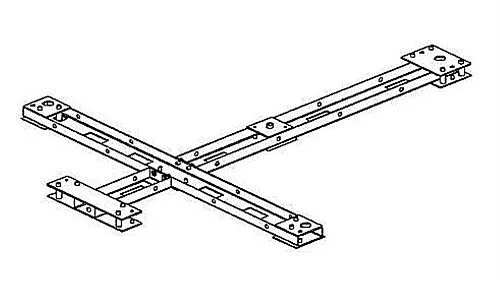 PERCo Рама монтажная PERCo-RF01 0-01 для турникета роторного полноростового PERCo-RTD-15