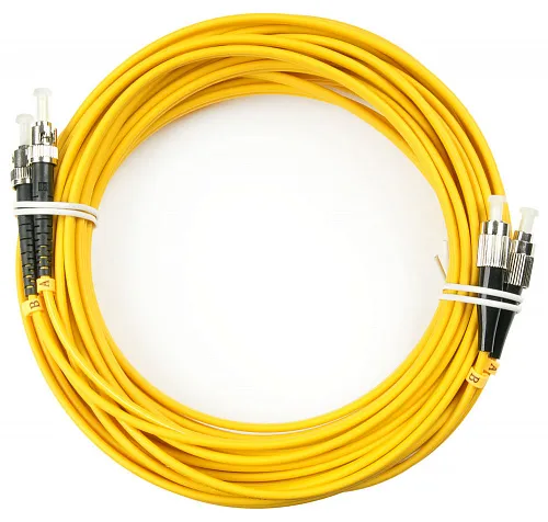 Cabeus FOP(d)-9-FC-ST-10m Шнур оптический duplex FC-ST 9/125 sm 10м LSZH