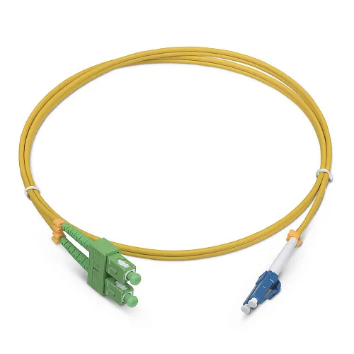 Cabeus FOP(d)-9-SC/APC-LC/UPC-2m Шнур оптический duplex SC/APC-LC/UPC 9/125 sm 2м LSZH