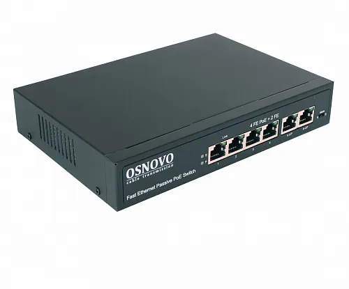 Passive PoE коммутатор Fast Ethernet SW-20600/A(80W)