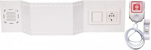 MP-502W4 - консоль пациента - Оборудование палаты с переговорными устройствами / Система вызова персонала "HostCall-CMP" / ПАЛАТНАЯ СИГНАЛИЗАЦИЯ ДЛЯ ВЫЗОВА ПЕРСОНАЛА -