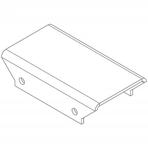 PERCo Накладка прямая верхняя PERCo-MB-16.3 (секция - секция)