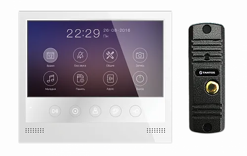 Комплекты домофонов Tantos Selina HD M и Corban HD (комплект бюджетного домофона 7" HD с памятью)