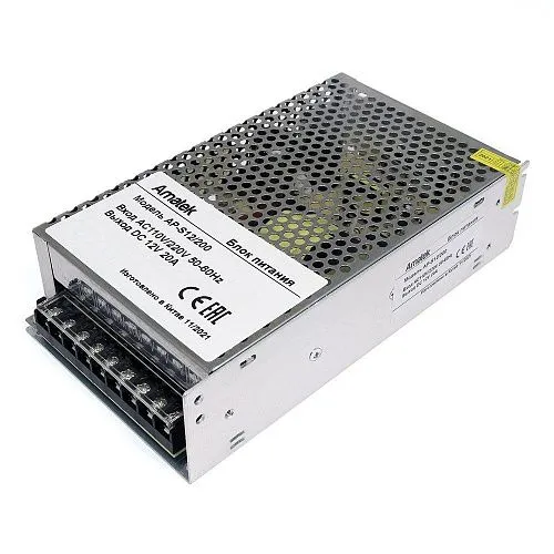AP-S12/200 - блок питания 12В / 20А стабилизированный