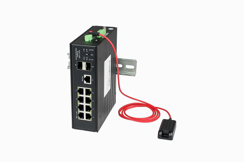NS-SW-8G2G-L/IM Промышленный управляемый (L2+) коммутатор Gigabit Ethernet на 8GE RJ45 + 2 GE SFP.