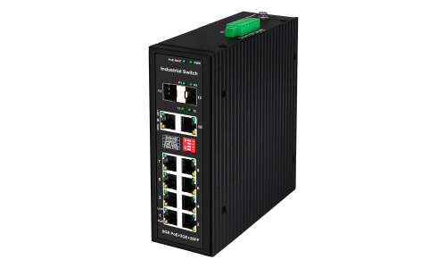 NS-SW-8G4G-P/I Промышленный PoE коммутатор Gigabit Ethernet на 10 портов.