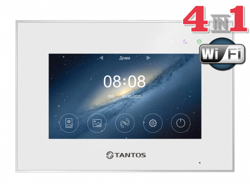 Мониторы видеодомофонов Tantos Marilyn HD Wi-Fi IPS (white) XL