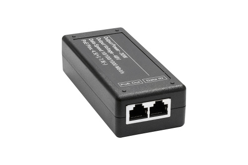 NS-PI-1G-30/A PoE-инжектор Gigabit Ethernet на 1 порт, мощностью до 30W.