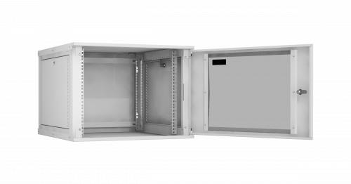 Шкаф настенный серия LITE 600х600, 9U TWI-096060-R-G-GY