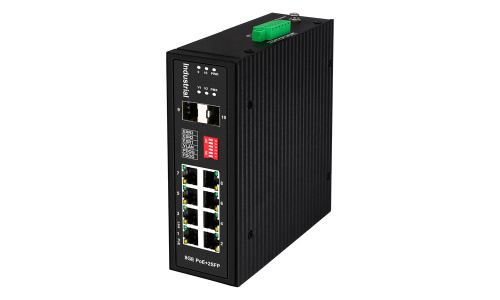 NS-SW-8G2G-P/I Промышленный HiPoE коммутатор Gigabit Ethernet на 8GE PoE + 2 GE SFP порта.