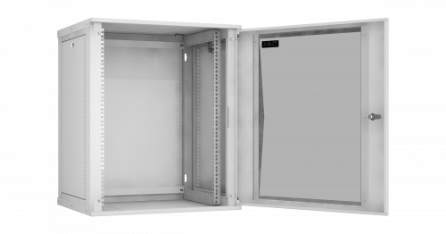Шкаф настенный серия LITE 600х450, 15U TWI-156045-R-G-GY