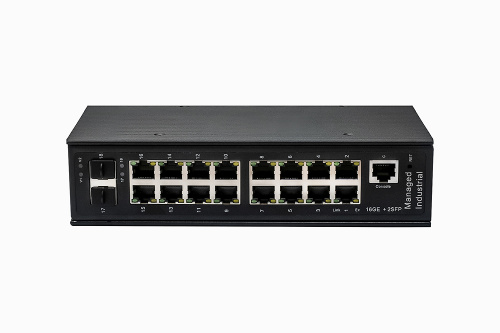 NS-SW-16G2G-PL/IM Промышленный управляемый(L2+)HiPoEкоммутатор Gigabit Ethernet на 16GE PoE+2 GE SFP
