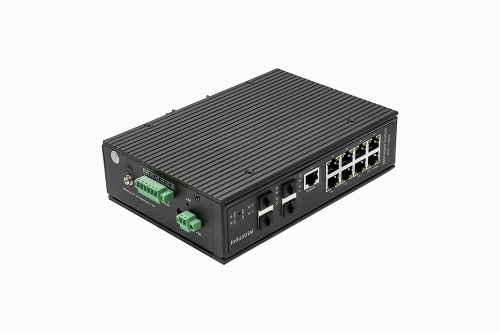 NS-SW-8G4G-L/IM Промышленный управляемый (L2+) коммутатор Gigabit Ethernet на 8GE RJ45 + 4 GE SFP.