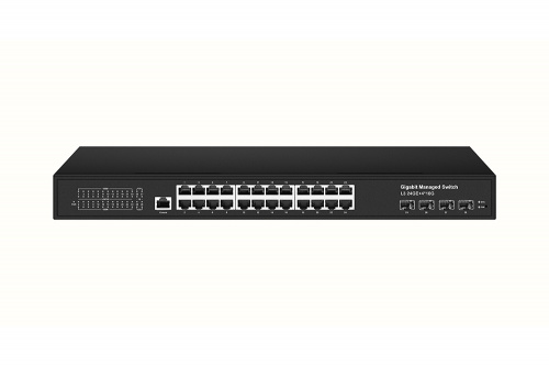 NS-SW-24G4G10-L Управляемый L3 коммутатор Gigabit Ethernet на 24xRJ45 + 4x10G SFP+ Uplink.