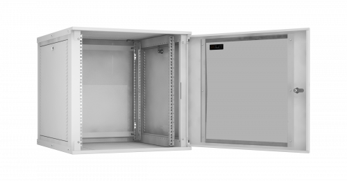 Шкаф настенный серия LITE 600х600, 12U TWI-126060-R-G-GY