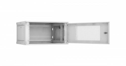 Шкаф настенный серия LITE 600х450, 6U TWI-066045-R-P-GY