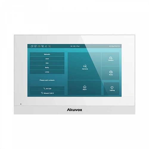 IP монитор (интерком-панель) Akuvox C313S V2 белый